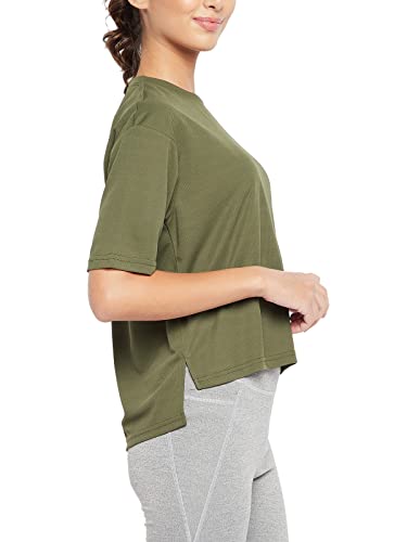 Image of Clovia Women's Comfort Fit Active T-Shirt