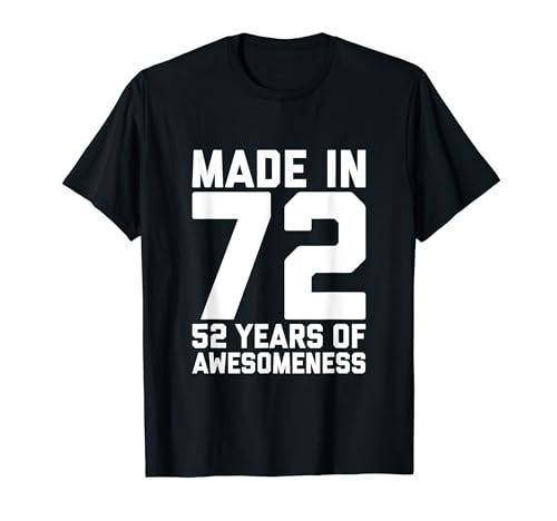Camiseta De Cumpleaños Número 52 Regalo De Cumpleaños Número Camiseta
