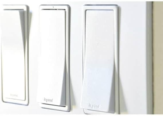 Screwless Wall Plate Plastic Sub Plate Three-Gang in White