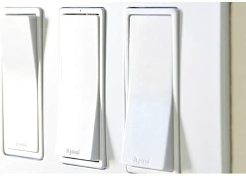 Screwless Wall Plate Plastic Sub Plate Three-Gang in White