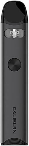 Kit compatible con Uwell Caliburn A3 520mAh Batería 13W 2ml A3 Cartucho FeCrAl Malla 1.0ohm Bobina Cigarrillo electrónico Vaporizador Vape - Sin líquido, sin tabaco (GRIS)
