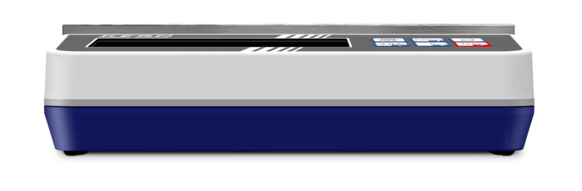 KERN FKS 15K-4 – waga stołowa ze stali nierdzewnej IP65 z diodami LED, czytelność [d]: 1 g, zakres ważenia [maks.): 15 kg, płyta ważąca: szer. x gł. 228 x 228 mm (stal nierdzewna)