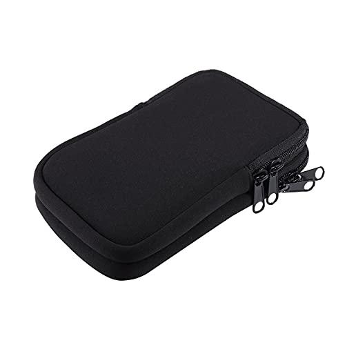 Feastind LC17123 Neoprene Dual Phone Pouch Sleeve Double Holster Belt Clip Case Holder thumb #1