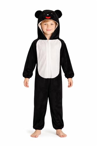 Image of Raj Costume Animal Fancy Dress Costume for Boys & Girls | Hooded Full Body Wildlife Zoo Animal Jumpsuit | Soft Costume for School Function, Fancy Dress, Halloween, Birthday, Cosplay & Role Play