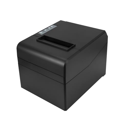 Imprimante thermique de reçus 80 mm avec coupe automatique pour cuisine et restaurant