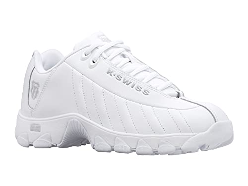 Image of K-Swiss Women's ST329 CMF Sneaker, Wide Tennis Walking Leather Shoes