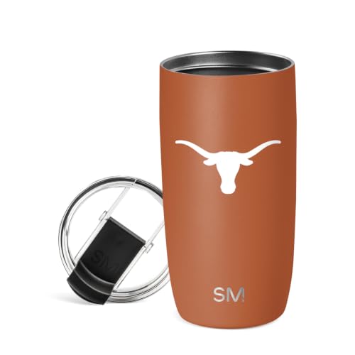 Simple Modern Texas Longhorns Coffee Mug with Flip Lid | 16oz - image 1