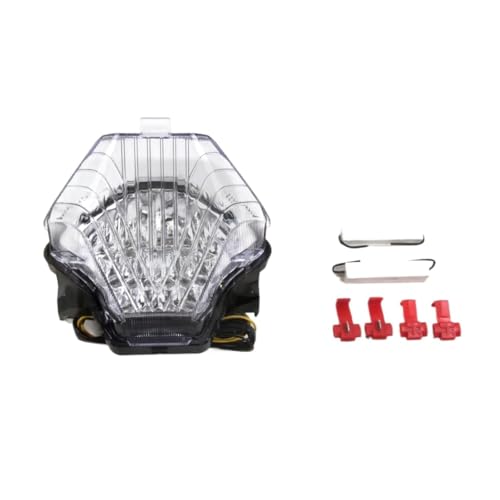 Clignotant arrière LED moto avec feu arrière de freinage pour MT-07 FZ-07 14 15 Smokey