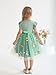 Sinhoon Toddler Girl Tulle Dress Summer Ruffle Sleeveless Baby Girl Fashion Casual Dresses(Green,5T)