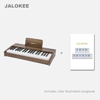 Kids Piano Keyboard, Digital Piano for Kids, Music Educational Instrument Toy, Wood Toy for 3+ Girls and Boys (Walnut, 37 Keys) - Les Beatles, Paul McCartney, John Lennon, RIngo Starr, George Harrison Kids Piano Keyboard, Digital Piano for Kids, Music Educational Instrument Toy, Wood Toy for 3+ Girls and Boys (Walnut, 37 Keys) – Image 5
