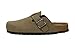 CUSHIONAIRE Women's Hana Cork Footbed Clog with +Comfort, Brown 8