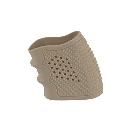 FOCUHUNTER Tactical Holster Pistol Rubber Glove Sleeve Grips Fits for Glock 17/19/20/21/22/23/25/31/32/34/35/37/38, M92 (Tan)