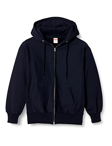 [ユナイテッドアスレ] ジップパーカ 12ozHWｽｳｪｯﾄﾌﾙｼﾞｯﾌﾟﾊﾟｰｶ ネイビー 日本 XXL (日本サイズ3L相当)