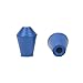 FEFOSAEP Fencing Practice Sword Foil/Epee Tips - Rubber Foil/Epee Tips for Practice Blades only (Pack of 10) (Blue-Epee)