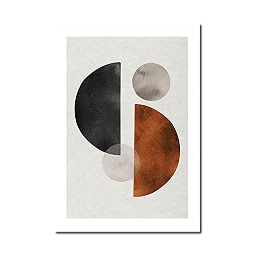 Peinture murale minimaliste pour habiller un grand mur vide de salon