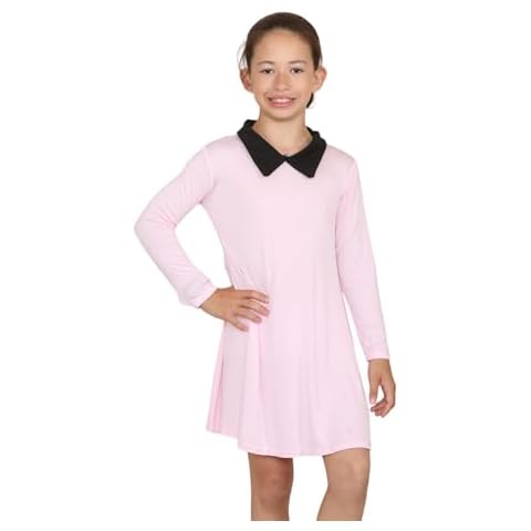 janisramone® Girls Peter Pan Collar Dress Cover