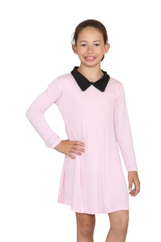 Robe col Claudine fille Janisramone pour fête et Halloween confortable
