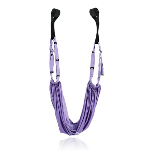 NHPY Columpio de Yoga Aéreo,Aerial Hamaca de Yoga,Juego de Hamaca de Yoga,Yoga Accesorios,con Accesorios Yoga Trapecio para Ejercicios de Yoga Antigravedad para Aliviar el Dolor de Espalda