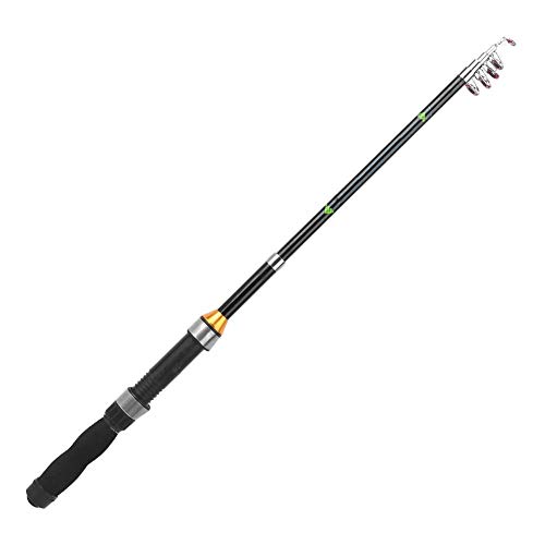 Zouminyy Long Throw 1m Fiberglas Teleskop Angelrute, vierschichtige Angelrute, Super hart zum Angeln Liebhaber Meer… – Bild 3