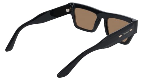 Calvin Klein Unisex Adult Sunglasses CK25510S - Black with Solid Brown Lens - Image 6