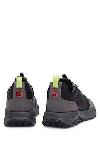 Image of HUGO Mens Running Style Mix Material Sneakers