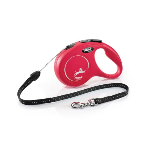 flexi Classic S Hunde Roll-Leine, 8m Seil, rot
