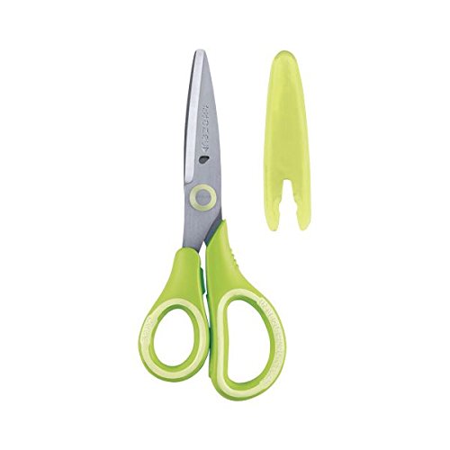 (まとめ) レイメイ藤井 先生 こどもはさみ SHH408M グリーン 1丁入 【×5セット】 ds-1531210