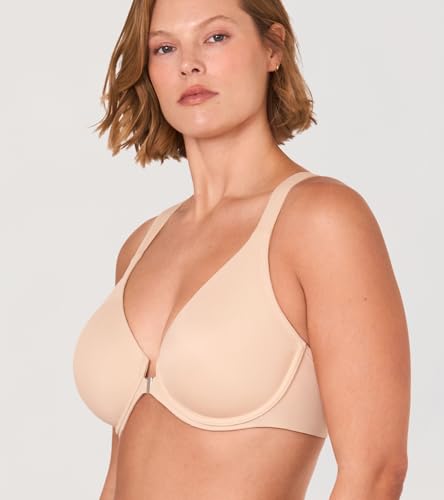 Image of DELIMIRA Women's Front Closure Racerback Plus Size Bra