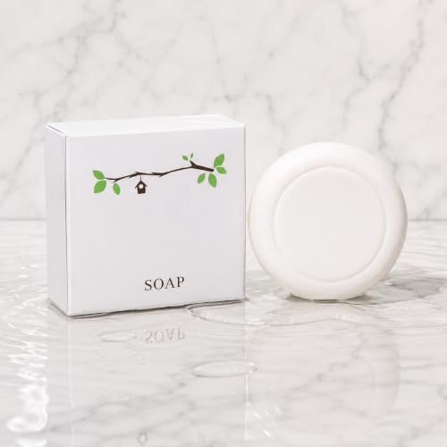 Purely Serene Shea Butter Hotel Guest Soap 20g Pack of 50 | Moisturising Mini Bath Soap | Individually Wrapped Bulk Amenities for Hotels, Resorts, PG, Airbnb Deal