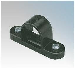 10 x 20MM Black Plastic Pvc Conduit Saddles