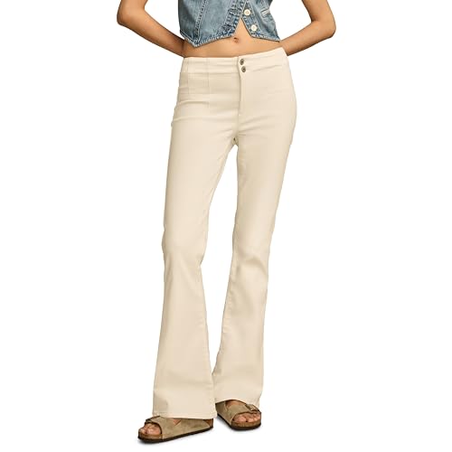 Jean flare Stevie Seamed Femme pantalon denim évasé bleu