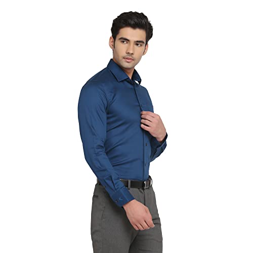 Image of blackberrys Structured Cotton Slim Men's Shirt