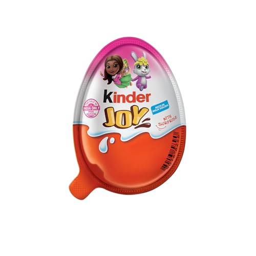 Kinder Joy Chocolate Snack with Surprise, Pink, 20g X 8N =160 g
