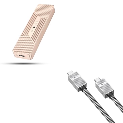 M.2 SATA SSD Enclosure Reader, USB C Cable miniatura 1
