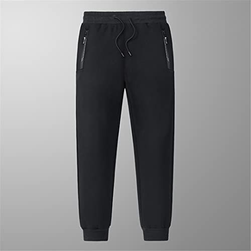Pulcykp Winter Warm Fleece Cotton Pants Loose Cargo Pants Casual Sports Pants2