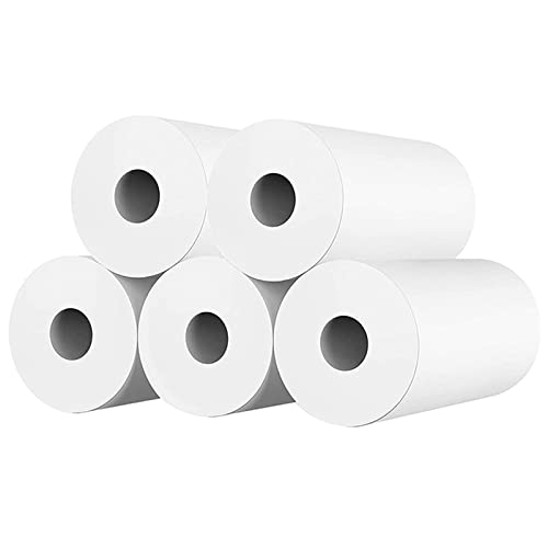 Hangrui Kamera-Druckpapier, 5 Rollen Fotodruckerpapier für Kinderkamera Sofortdruck, Kinderkamera Sofortdruckrollen, Nachfülldruckpapier für Kinderkamera (Länge: 5,5 cm. Breite: 2,8 cm) Cover