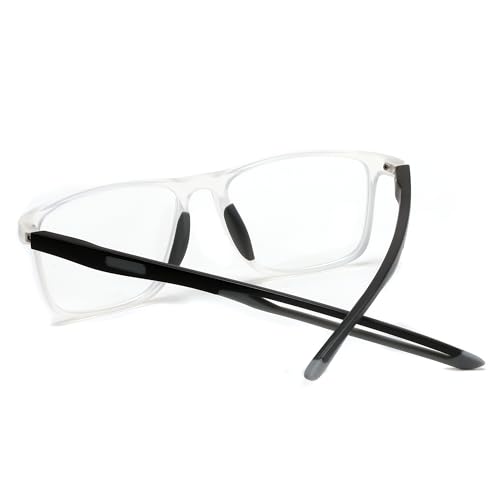 Image of FEISEDY Blue Light Glasses for Women Men TR90 Sports Ultra-Light Glasses Anti Glare UV Protection B0109