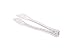 PARTY BARGAINS 8.5 Inches Plastic Serving Tongs, 12 Pack, Premium Quality & Heavy-Duty Clear Plastic Tongs for BBQ, Salads, Grilling, Buffets, Kitchen