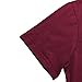 BLACKOO Women Fashion Summer Round Neck Funny Printed Casual Graphic T-Shirts Wine Red Large