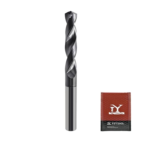 Image of 1 /2 Carbide Drill Bit for Hardened Steel Stainless Steel Hot Working Steel Metal CNC Tungsten Solid Carbide Twist Drill Bits 135 Point Angle