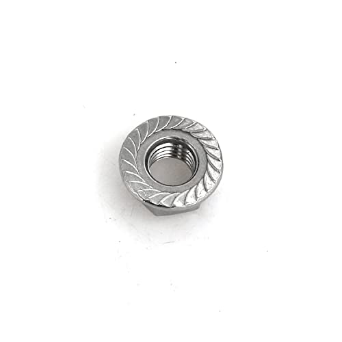 Image of heyous 10pcs Stainless Steel Flange Screws M8 x 35mm Flange Bolts, Exhaust Manifold Hardware Kit