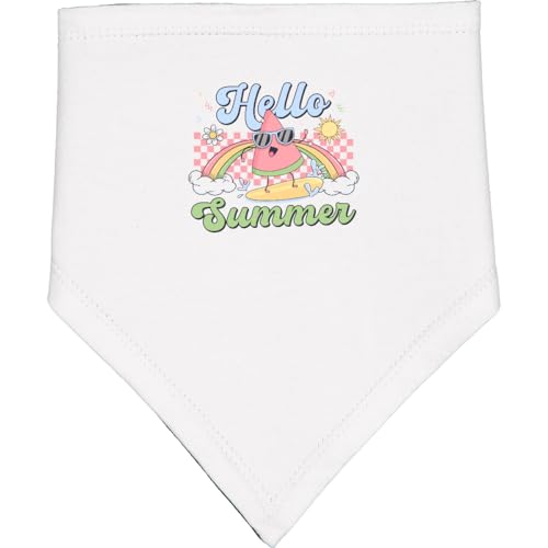 inktastic Hello Summer Baby Bandana Bib