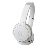 Audio-Technica ATH-AR3BTWH SonicFuel Wireless On-Ear Headphones with Mic & Control, White