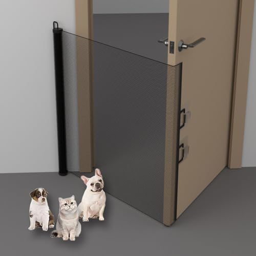 Treppenschutzgitter Türschutzgitter Ausziehbar 0-180 cm Kinderschutzgitter Hundegitter Baby Schutzgitter für Treppen und Türen Ausziehbares Sicherheitsgitter Schutzgitter Treppe Ohne Bohren(180*78CM)