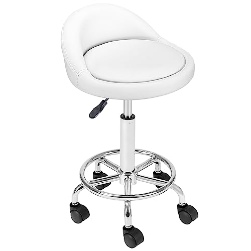 Sgabello Da Officina Con Ruote 360° - Sedile Rimovibile, Portaoggetti, Capacità 180 Kg - Per Riparazioni Auto E Fai Da Te