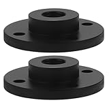 Matériau durable : fabriqué en alliage d’aluminium robuste, offrant fiabilité et support, support de microphone en aluminium, support mural fileté pour microphone