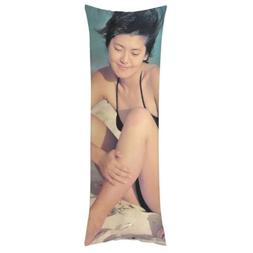 For 南野陽子 34 枕カバー ロング枕カバー 両面印刷 柔らかく生地 横寝用抱き枕 向き寝 室内装飾 20"x54"