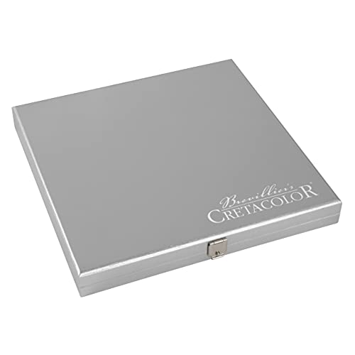 Coffret graphite argenté Cretacolor matériel de dessin nomade