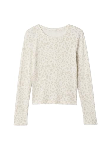 GAP Girls' Long Sleeve Ribbed Henley Top Shirt