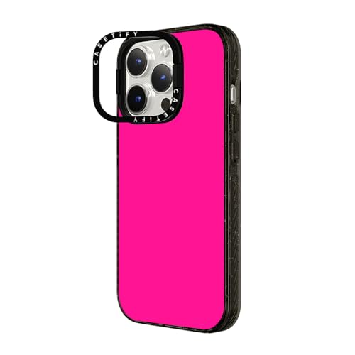 Coque iPhone 15 Pro Max CASETiFY rose fluo avec anneau - 5